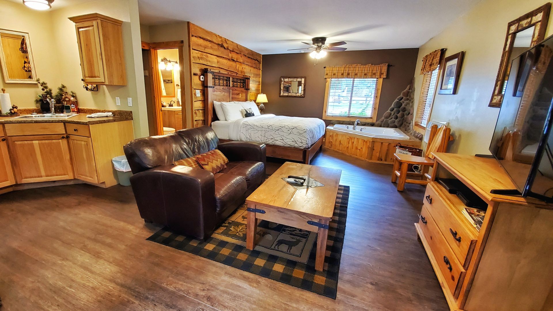 Pine Cone Bedroom View